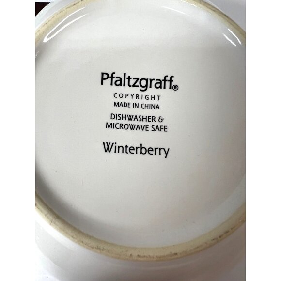 Set Of 2 Mikasa Christmas Holly Berry Porcelain Bowls - Picture 7 of 7